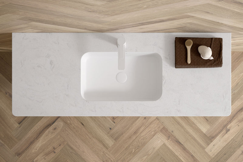 CONJUNTO MUEBLE DE BAÑO + LAVABO + ENCIMERA DE PIEDRA (PARIS Collection /2  CAJONES)