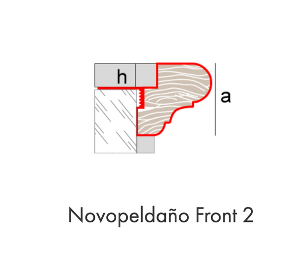 PERFIL NOVOPELDAÑO® FRONT 2