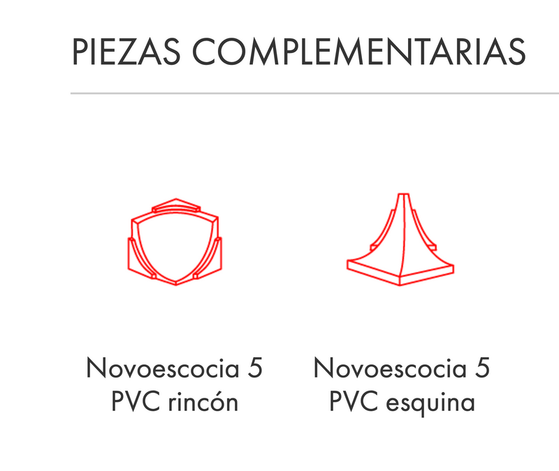PERFIL NOVOESCOCIA® 5 PVC