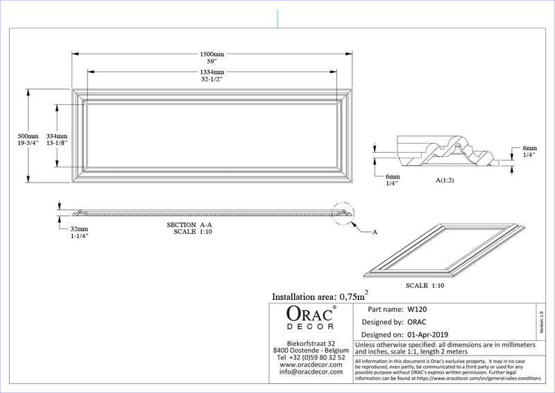 REVESTIMIENTO DE PARED 3D W 120 AUTOIRE