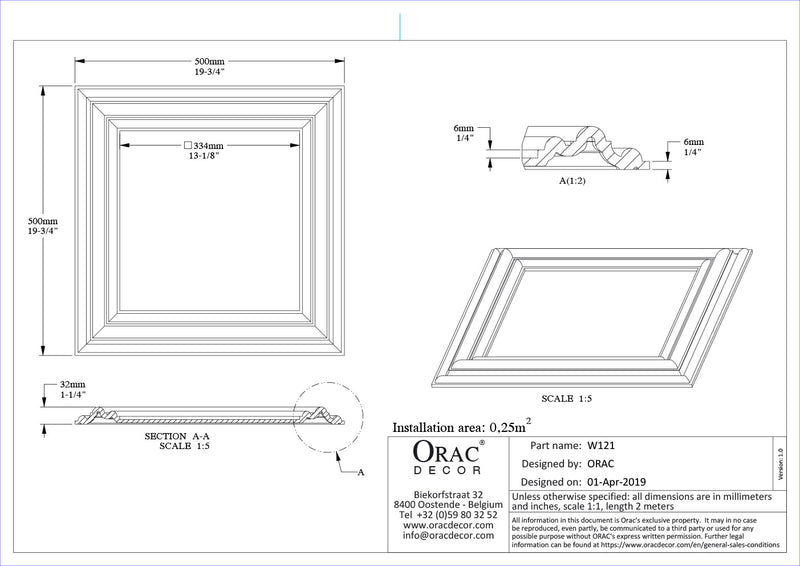 REVESTIMIENTO DE PARED 3D W 121 AUTOIRE