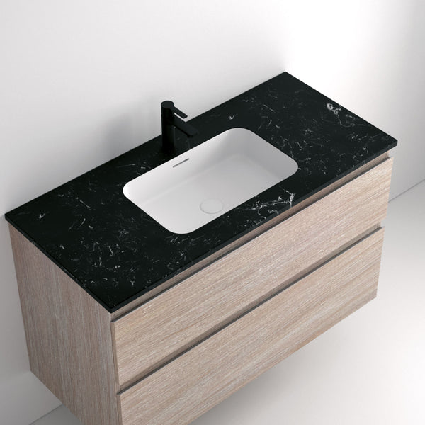 CONJUNTO MUEBLE DE BAÑO + LAVABO + ENCIMERA DE PIEDRA (PARIS Collection /2  CAJONES)