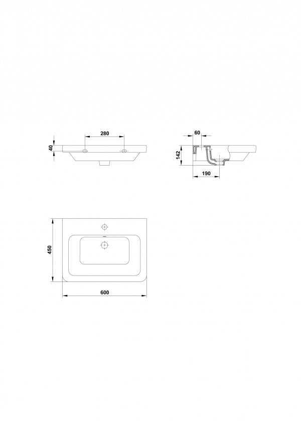 LAVABO DE ENCIMERA STREET SQUARE