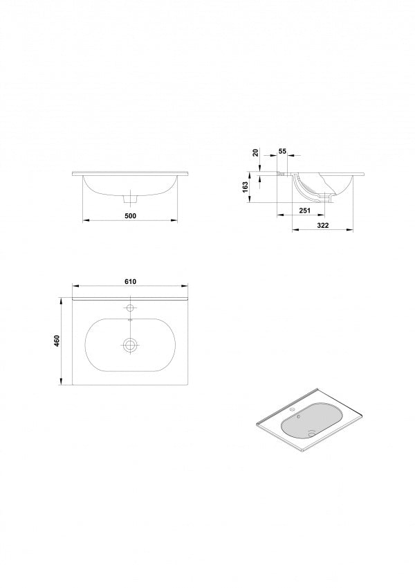 LAVABO DE SOBREMUEBLE KLEA