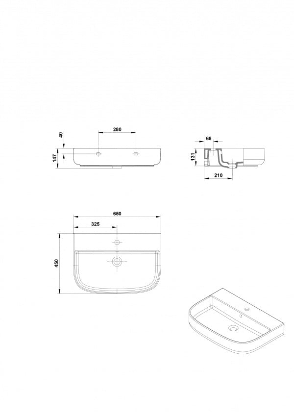 LAVABO DE SOBRE-ENCIMERA MID