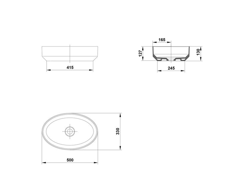 LAVABO DE SOBRE-ENCIMERA SLIM