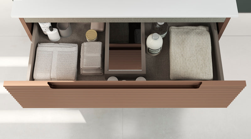CONJUNTO MUEBLE DE BAÑO + LAVABO (KYOTO / 2 CAJONES)