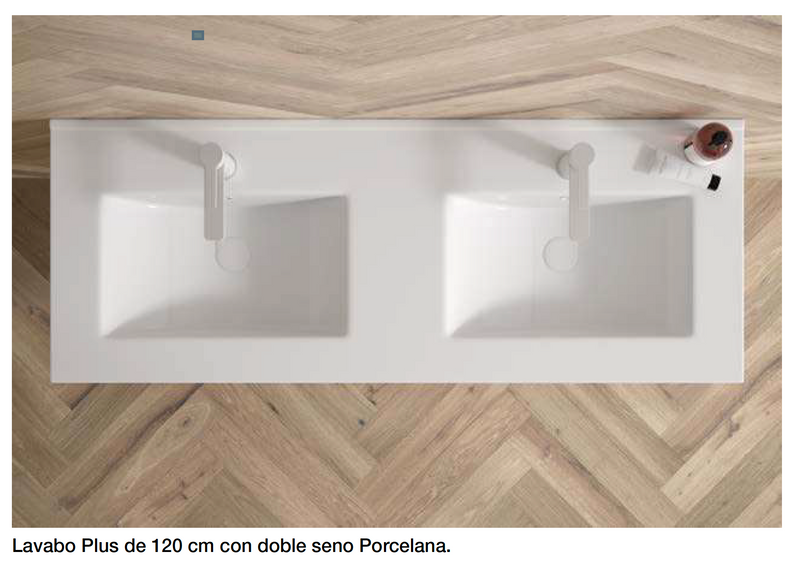 CONJUNTO MUEBLE DE BAÑO + LAVABO (PARIS Collection PATAS / 3 CAJONES)