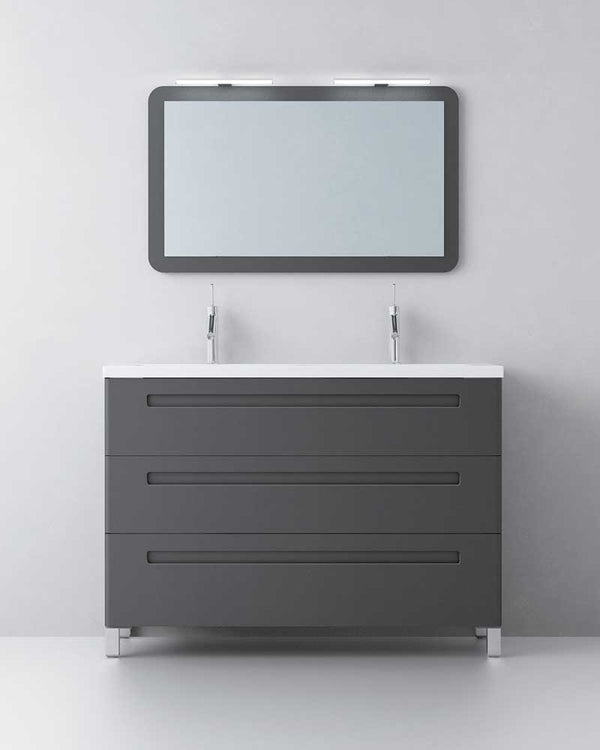 CONJUNTO MUEBLE DE BAÑO + LAVABO (PARIS Collection PATAS / 3 CAJONES)