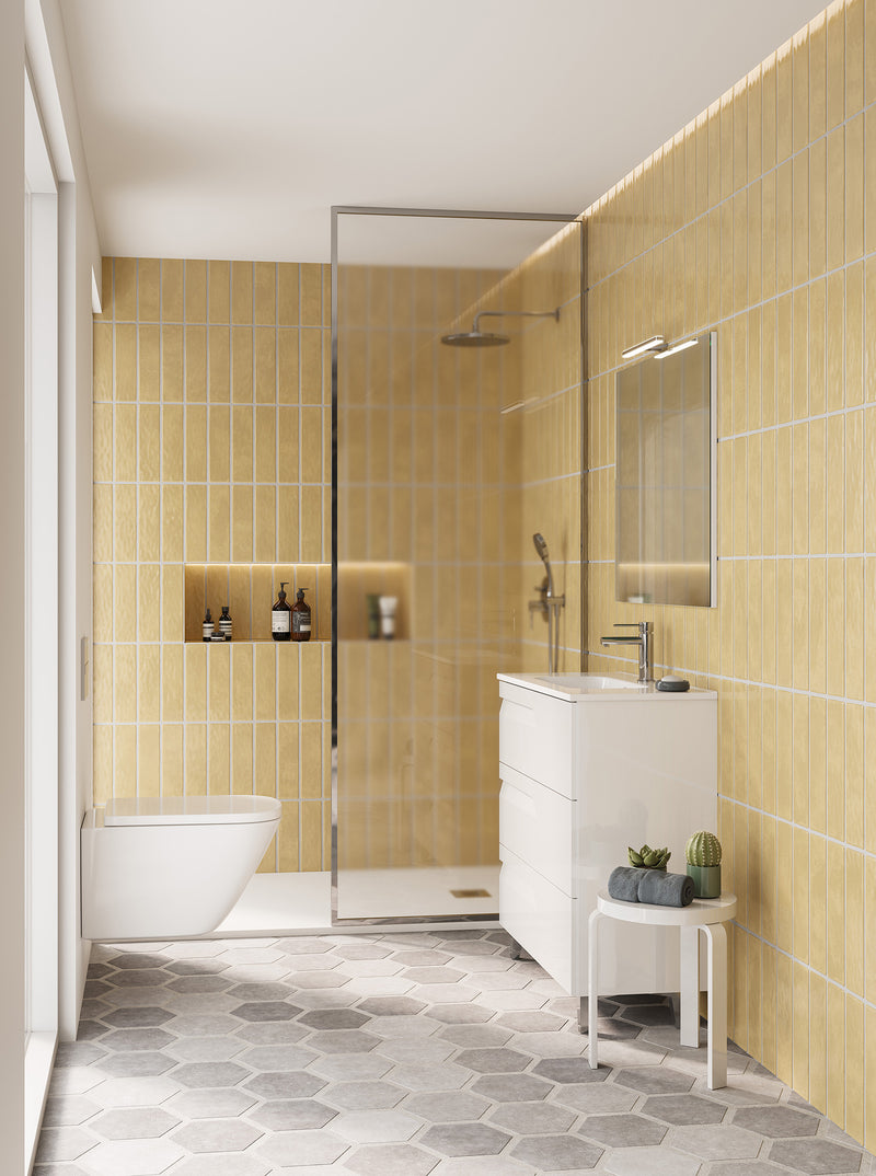 CONJUNTO MUEBLE DE BAÑO + LAVABO (PATAS VITALE / 3 CAJONES)