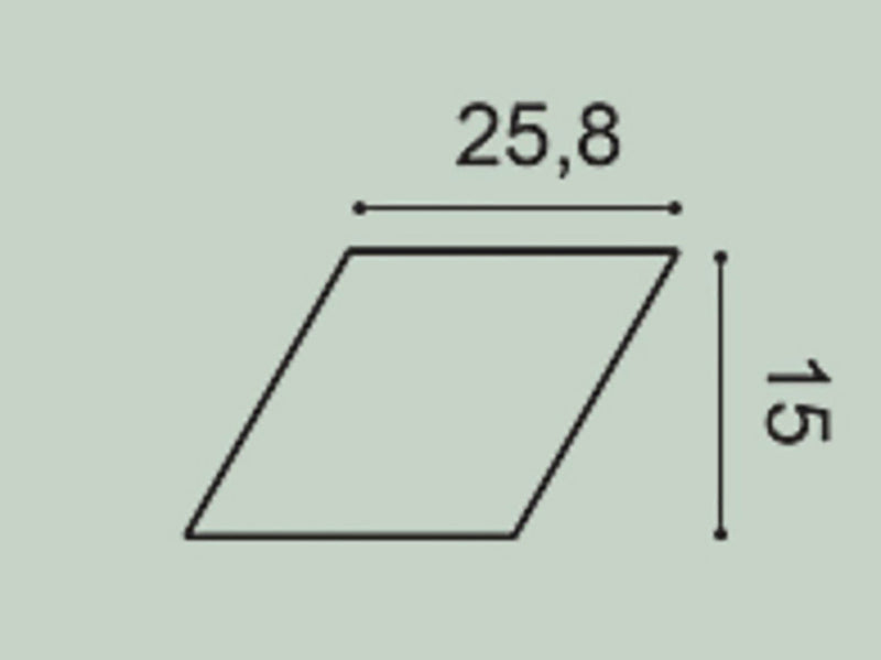 REVESTIMIENTO DE PARED 3D W 100 ROMBUS
