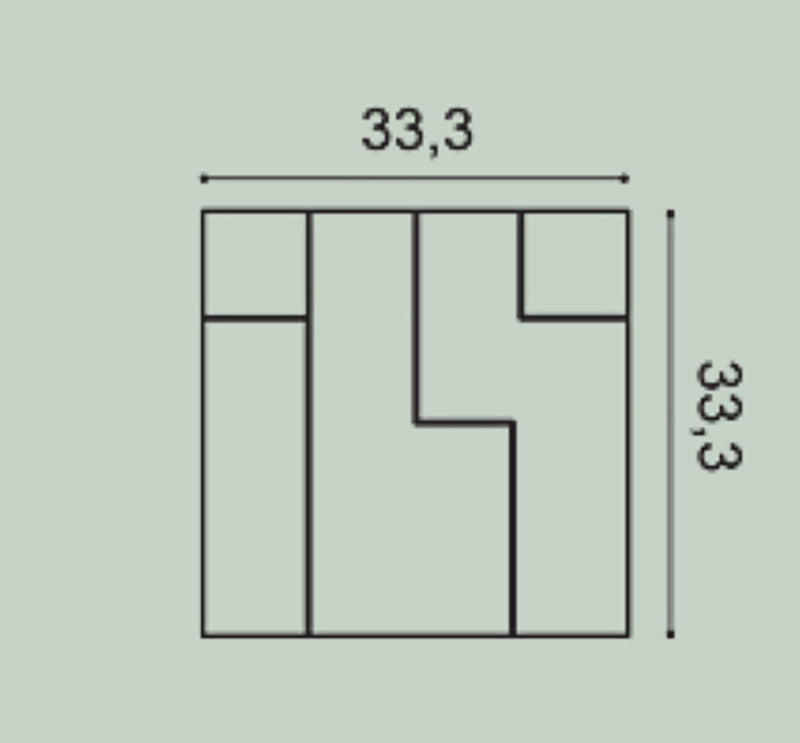 REVESTIMIENTO DE PARED 3D W 102 CUBI
