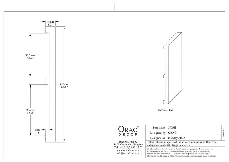 PERFIL MULTIFUNCIONAL SX 168 SQUARE