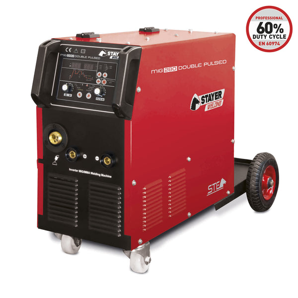 Equipo Soldadura Inverter Pulso Sinérgico MIG 280 Double Pulsed